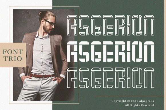Asgerion: A Bold Display Font That Elevates Handmade Product Design