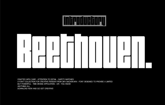 Beethoven: A Bold Display Font for Modern Web Design