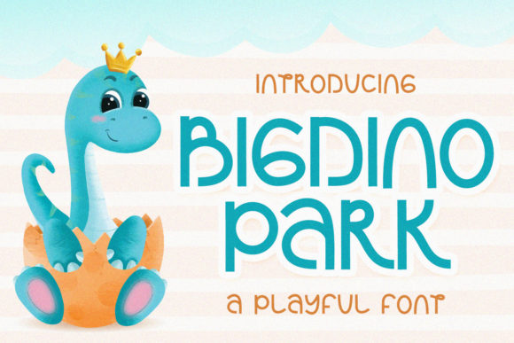 Bigdino Park: A Lighthearted Display Font for Modern Editorial Design