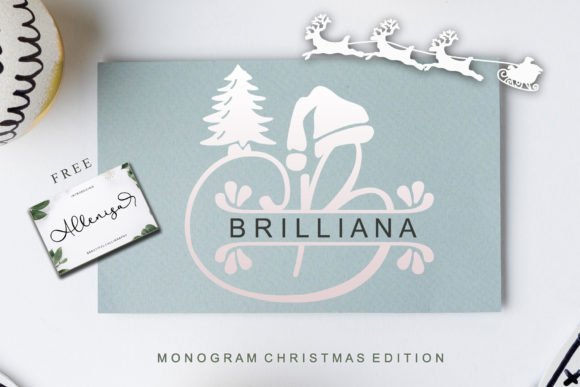 Brilliana Monogram Font: A Web Designer’s Layout Test