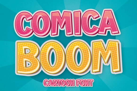Comica Boom Font: A Playful Display Typeface for Branding