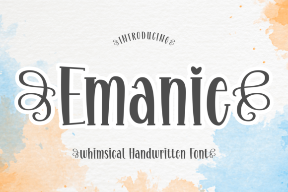 Emanie: A Chic Display Font That Elevates Editorial Design