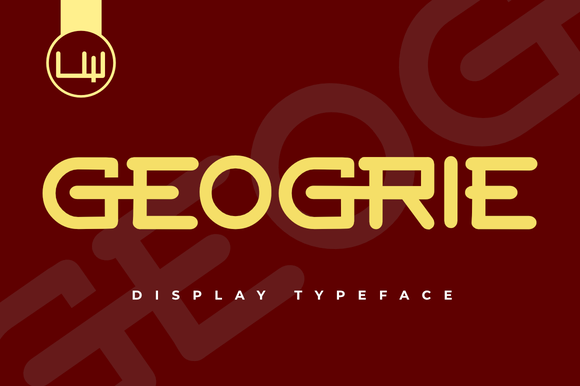Geogrie: A Retro Display Font for Modern Marketing Visuals