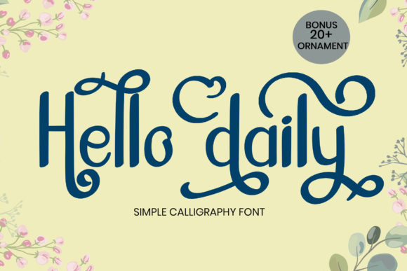Hello Daily: A Designer’s Go-To Display Font for Modern Branding