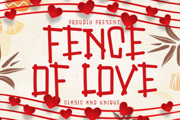 How Fence of Love Font Helped My Café Look More Inviting and Professional