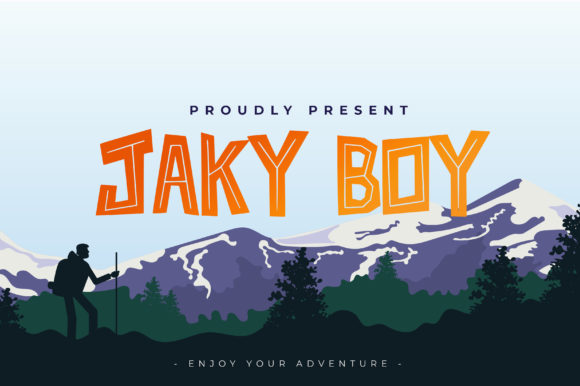 Jaky Boy: A Display Font That Elevates Editorial Design