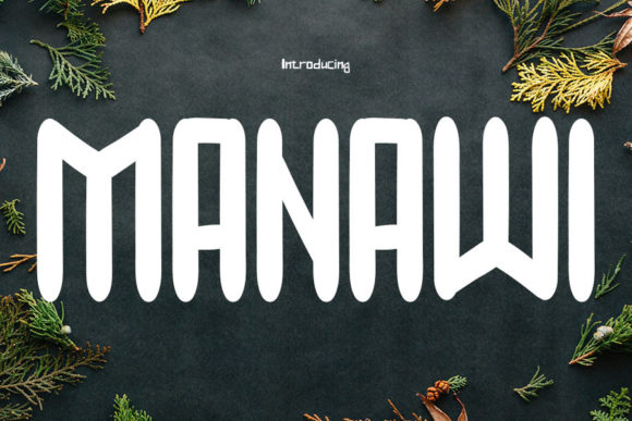 Manawi: A Bold Display Font for Web Designers and Digital Creators