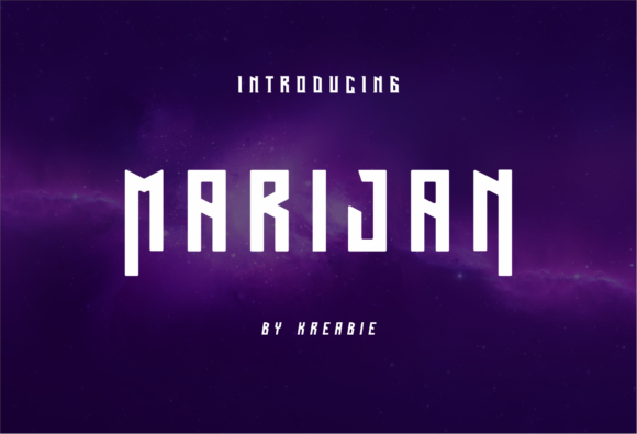 Marijan Font: Bold Display Typography for Web Design