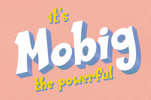 Mobig Font: Adding Playful Display Type to Web Layouts