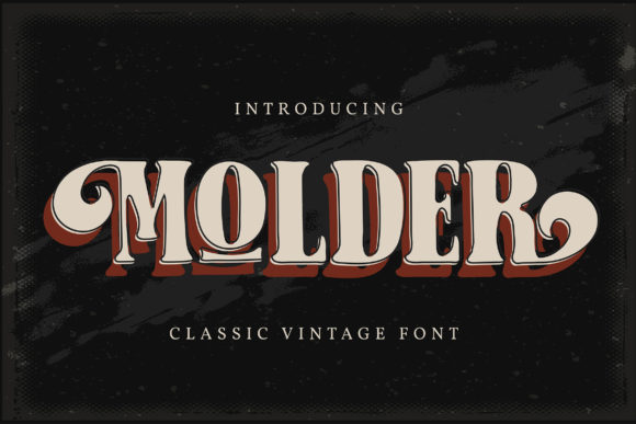 Molder: A Bold Display Font for Editorial Design and Content Branding