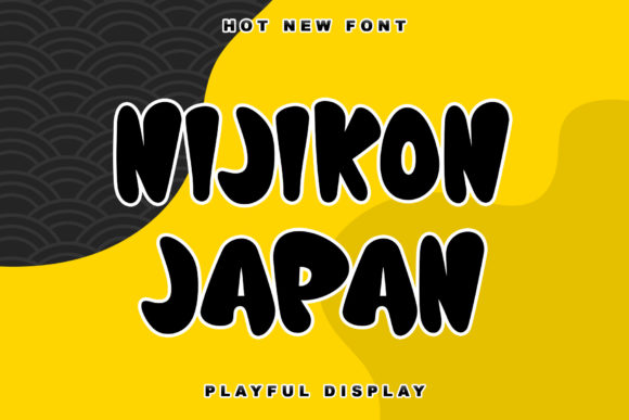 Nijikon Japan: A Playful Display Font for Modern Digital Marketing