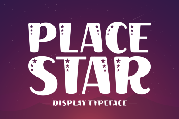 Place Star: A Chic Display Font for Modern Editorial Design