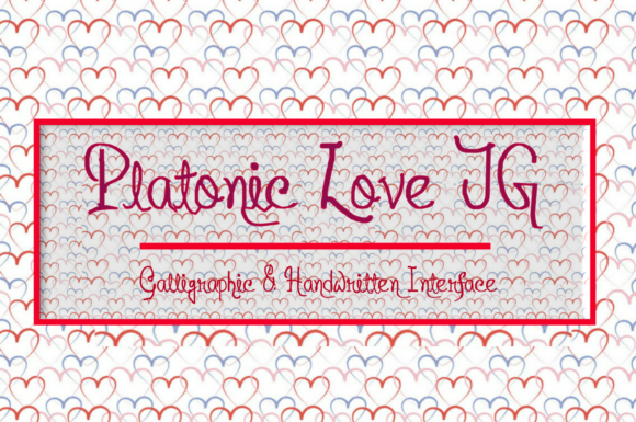 Platonic Love JG: A Playful Display Font That Elevates Small Business Branding