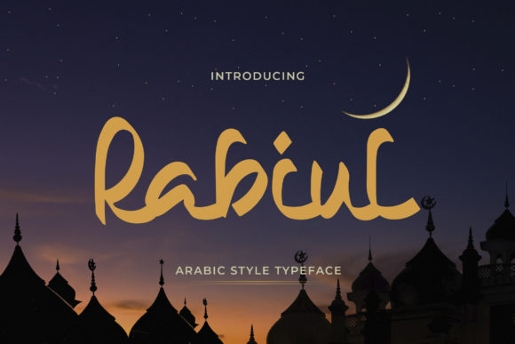 Rabiul: A Middle Eastern-Inspired Display Font for Bold Branding Projects