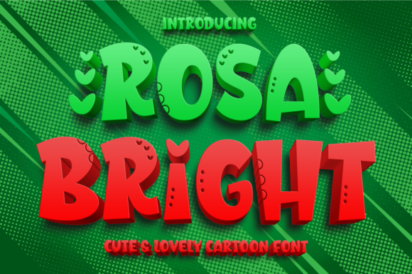 Rosa Bright: A Cheerful Display Font for Editorial Charm