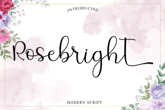 Rosebright Font Review: A Display Typeface for Boutique Branding