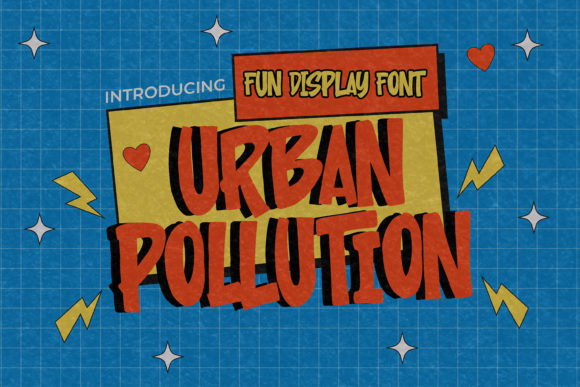 Urban Pollution Font: A Retro Display Typeface Review